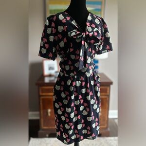 Adorable Blue and Pink Heart Dress